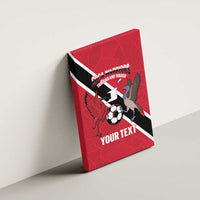 Custom Trinidad and Tobago Football Canvas Wall Art Come On Soca Warriors - Wonder Print Shop