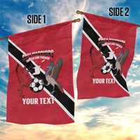 Custom Trinidad and Tobago Football Garden Flag Come On Soca Warriors - Wonder Print Shop