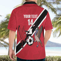 Custom Trinidad and Tobago Football Hawaiian Shirt Come On Soca Warriors - Wonder Print Shop