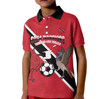 Custom Trinidad and Tobago Football Kid Polo Shirt Come On Soca Warriors - Wonder Print Shop