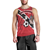 Custom Trinidad and Tobago Football Men Tank Top Come On Soca Warriors - Wonder Print Shop