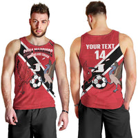 Custom Trinidad and Tobago Football Men Tank Top Come On Soca Warriors - Wonder Print Shop