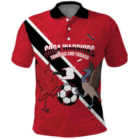 Custom Trinidad and Tobago Football Polo Shirt Come On Soca Warriors - Wonder Print Shop