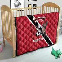 Custom Trinidad and Tobago Football Quilt Come On Soca Warriors - Wonder Print Shop