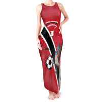 Custom Trinidad and Tobago Football Tank Maxi Dress Come On Soca Warriors - Wonder Print Shop