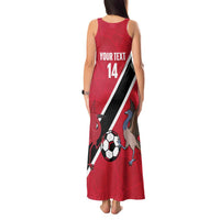 Custom Trinidad and Tobago Football Tank Maxi Dress Come On Soca Warriors - Wonder Print Shop