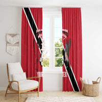 Custom Trinidad and Tobago Football Window Curtain Come On Soca Warriors - Wonder Print Shop