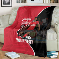Custom Trinidad and Tobago Football Blanket 2025 Go Champions - Wonder Print Shop