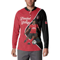 Custom Trinidad and Tobago Football Button Sweatshirt 2025 Go Champions - Wonder Print Shop