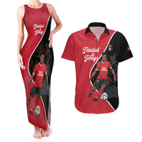 Custom Trinidad and Tobago Football Couples Matching Tank Maxi Dress and Hawaiian Shirt 2025 Go Champions - Wonder Print Shop
