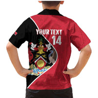 Custom Trinidad and Tobago Football Family Matching Mermaid Dress and Hawaiian Shirt 2025 Go Champions - Wonder Print Shop