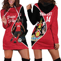 Custom Trinidad and Tobago Football Hoodie Dress 2025 Go Champions - Wonder Print Shop