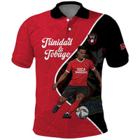 Custom Trinidad and Tobago Football Polo Shirt 2025 Go Champions - Wonder Print Shop