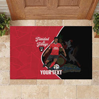 Custom Trinidad and Tobago Football Rubber Doormat 2025 Go Champions - Wonder Print Shop