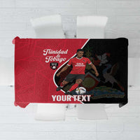 Custom Trinidad and Tobago Football Tablecloth 2025 Go Champions - Wonder Print Shop