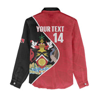 Custom Trinidad and Tobago Football Women Casual Shirt 2025 Go Champions - Wonder Print Shop