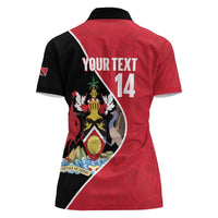 Custom Trinidad and Tobago Football Women Polo Shirt 2025 Go Champions - Wonder Print Shop