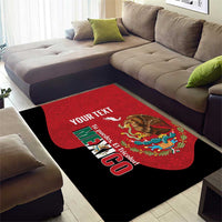 Custom Mexico Football Area Rug Tu Puedes El Tricolor Red - Wonder Print Shop