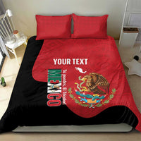 Custom Mexico Football Bedding Set Tu Puedes El Tricolor Red - Wonder Print Shop