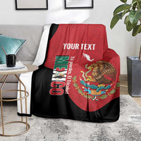 Custom Mexico Football Blanket Tu Puedes El Tricolor Red - Wonder Print Shop