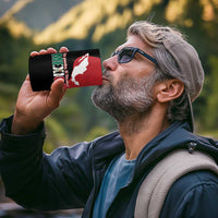 Custom Mexico Football 4 in 1 Can Cooler Tumbler Tu Puedes El Tricolor Red - Wonder Print Shop