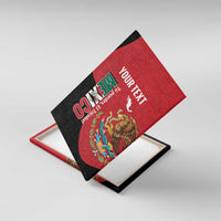 Custom Mexico Football Canvas Wall Art Tu Puedes El Tricolor Red - Wonder Print Shop