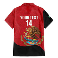 Custom Mexico Football Family Matching Mermaid Dress and Hawaiian Shirt Tu Puedes El Tricolor Red - Wonder Print Shop