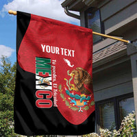 Custom Mexico Football Garden Flag Tu Puedes El Tricolor Red - Wonder Print Shop