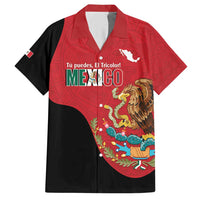 Custom Mexico Football Hawaiian Shirt Tu Puedes El Tricolor Red - Wonder Print Shop