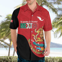 Custom Mexico Football Hawaiian Shirt Tu Puedes El Tricolor Red - Wonder Print Shop