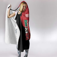 Custom Mexico Football Hooded Blanket Tu Puedes El Tricolor Red - Wonder Print Shop