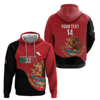 Custom Mexico Football Hoodie Tu Puedes El Tricolor Red - Wonder Print Shop
