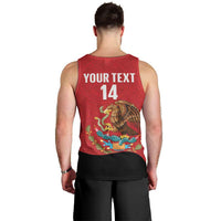 Custom Mexico Football Men Tank Top Tu Puedes El Tricolor Red - Wonder Print Shop