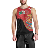 Custom Mexico Football Men Tank Top Tu Puedes El Tricolor Red - Wonder Print Shop