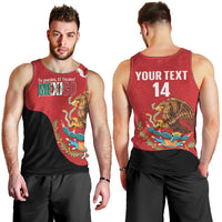 Custom Mexico Football Men Tank Top Tu Puedes El Tricolor Red - Wonder Print Shop