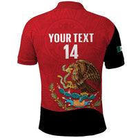 Custom Mexico Football Polo Shirt Tu Puedes El Tricolor Red - Wonder Print Shop
