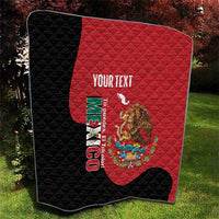 Custom Mexico Football Quilt Tu Puedes El Tricolor Red - Wonder Print Shop