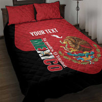 Custom Mexico Football Quilt Bed Set Tu Puedes El Tricolor Red - Wonder Print Shop