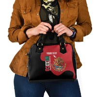 Custom Mexico Football Shoulder Handbag Tu Puedes El Tricolor Red - Wonder Print Shop