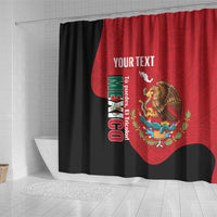 Custom Mexico Football Shower Curtain Tu Puedes El Tricolor Red - Wonder Print Shop