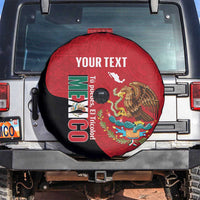 Custom Mexico Football Spare Tire Cover Tu Puedes El Tricolor Red - Wonder Print Shop