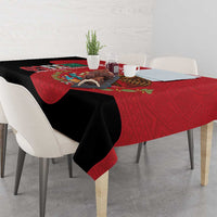 Custom Mexico Football Tablecloth Tu Puedes El Tricolor Red - Wonder Print Shop