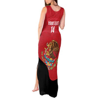 Custom Mexico Football Tank Maxi Dress Tu Puedes El Tricolor Red - Wonder Print Shop
