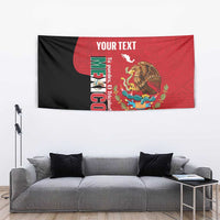 Custom Mexico Football Tapestry Tu Puedes El Tricolor Red - Wonder Print Shop