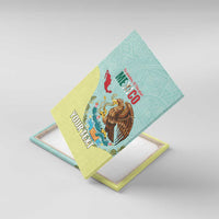 Custom Mexico Football Canvas Wall Art Tu Puedes El Tricolor Cyan - Wonder Print Shop