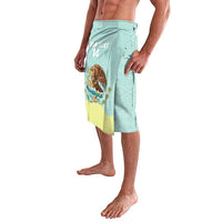 Custom Mexico Football Lavalava Tu Puedes El Tricolor Cyan - Wonder Print Shop