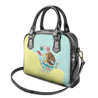Custom Mexico Football Shoulder Handbag Tu Puedes El Tricolor Cyan - Wonder Print Shop