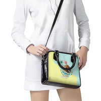 Custom Mexico Football Shoulder Handbag Tu Puedes El Tricolor Cyan - Wonder Print Shop
