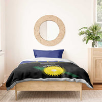 Custom Guadeloupe Football Bedding Set Allez Gwada Boys - Wonder Print Shop