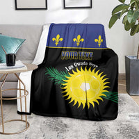 Custom Guadeloupe Football Blanket Allez Gwada Boys - Wonder Print Shop
